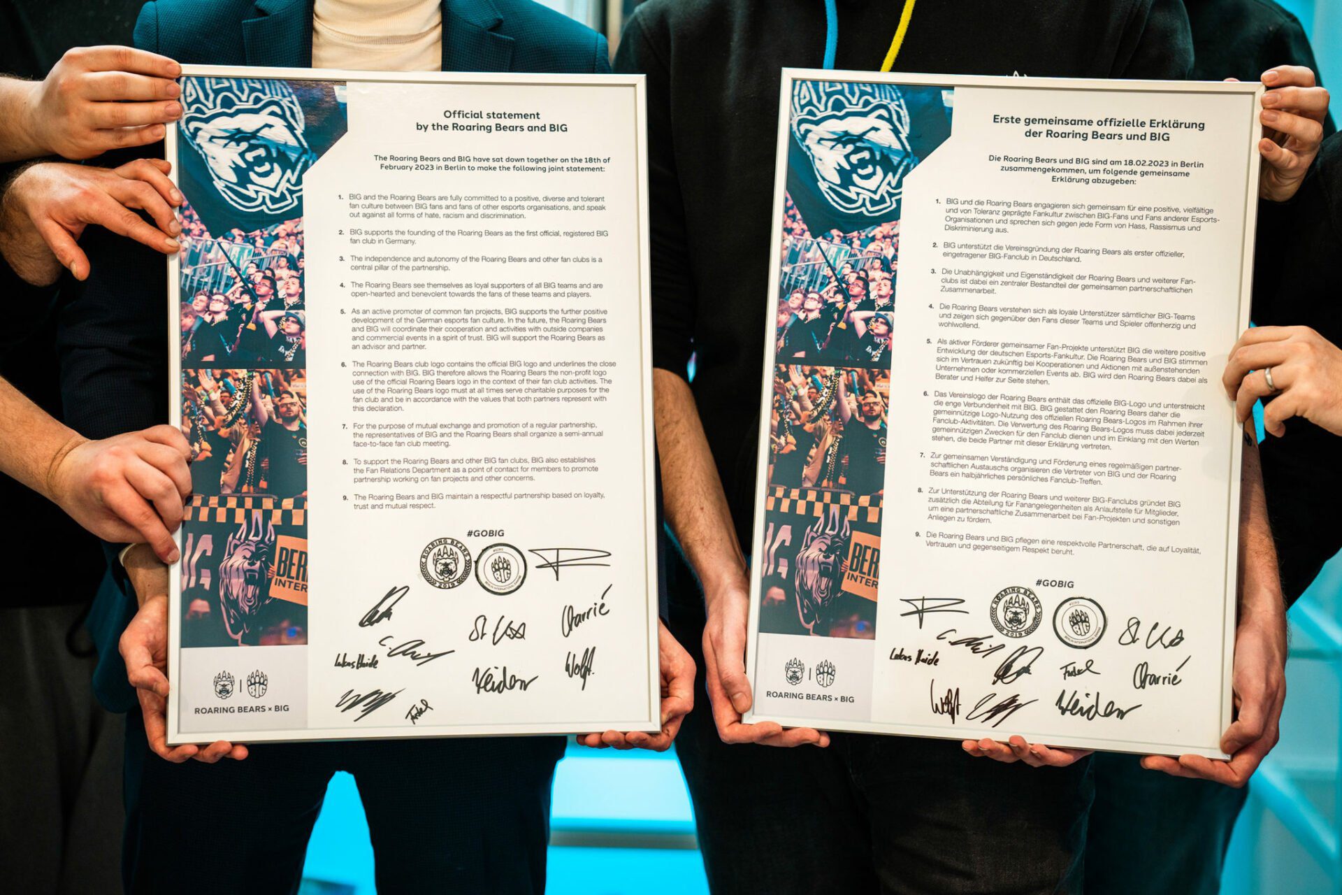 ROARING BEARS FORMA EL 1ºER GRAN CLUB DE FANS REGISTRADO 1 ROARING BEARS