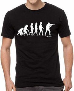 DARWIN EVOLUTION CSGO CAMISETA COUNTER STRIKE GLOBAL OFFENSIVE Darwin Evolution CSGO