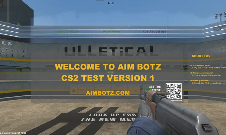 AIMBOTZ MAPA DE ENTRENAMIENTO EN CS2... AIMBOTZ