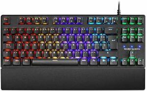 Teclado Mecánico TKL RGB MARSGAMING MKXTKLBES - Swit, Español