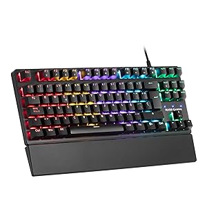 MARSGAMING MKXTKLBES, TECLADO MECáNICO ULTRA-COMPACTO TKL RGB,SWIT, IDIOMA ESPAñOL MARSGAMING