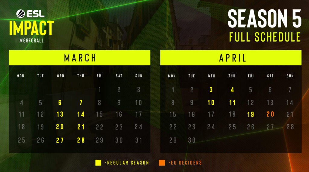 ESL IMPACT LEAGUE TEMPORADA 5 ESL IMPACT