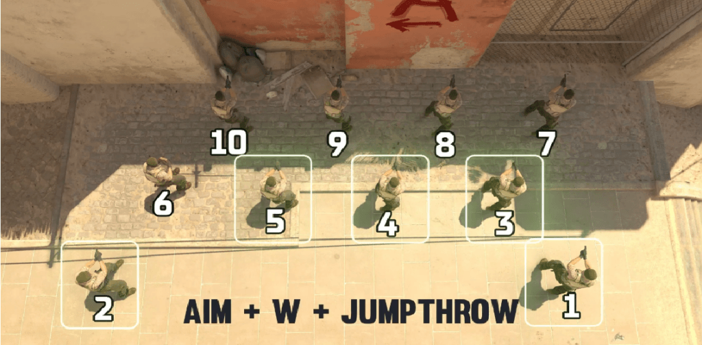 HUMO INSTANT MID EN MIRAGE (10 RESPAWNS) 4 HUMO INSTAND