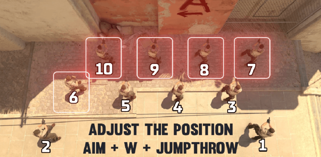 HUMO INSTANT MID EN MIRAGE (10 RESPAWNS) 5 MIRAGE W JUMTROW CON REPOSICIONAMIENTO