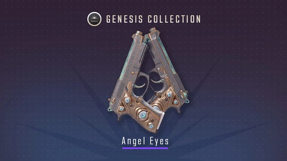 TODAS LAS SKINS DE LA NUEVA COLECCIÓN GÉNESIS 14 Dual Berettas Angel Eyes CS2 skin
