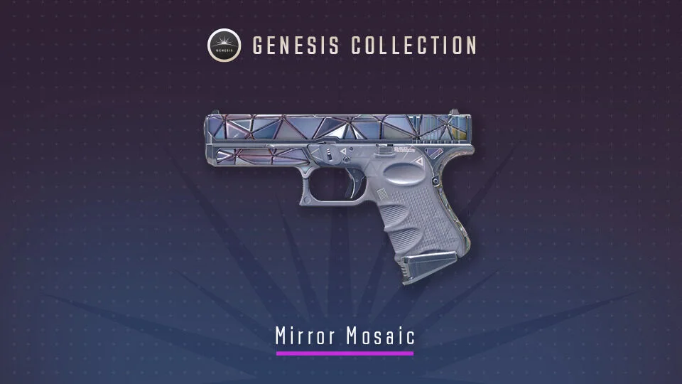 TODAS LAS SKINS DE LA NUEVA COLECCIÓN GÉNESIS 8 Glock 18 Mirror Mosaic CS2 skin