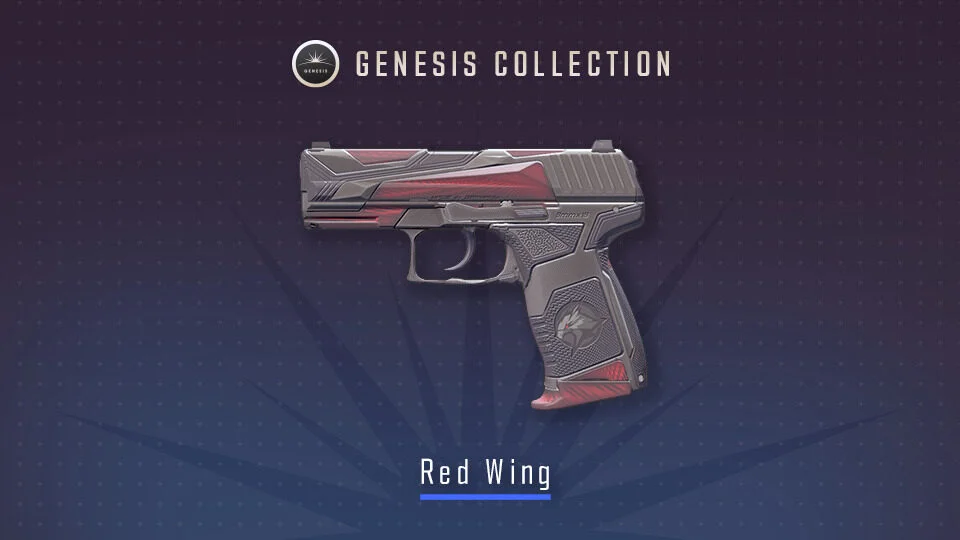 P2000 Red Wing CS2 skin