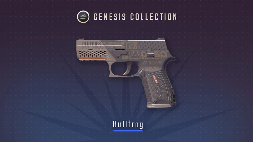 P250 Bullfrog CS2 skin